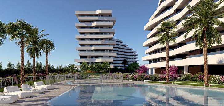 Promoción de Aedas Homes en Alicante Aedas, ‘repóker’ en Alicante: la promotora inicia la venta de 210 viviendas en la capital